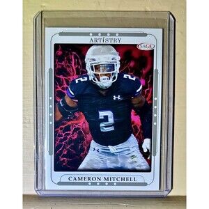 Cameron Mitchell 2023 SAGE NFL Artistry Football #24 Card